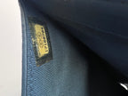 Chanel Classic Quilted Lambskin Flap Long Wallet Navy Blue