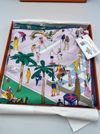 Hermès Hermès on the Beach Silk Scarf Carré 90