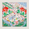 Hermès Hermès on the Beach Silk Scarf Carré 90