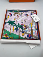 Hermès Hermès on the Beach Silk Scarf Carré 90