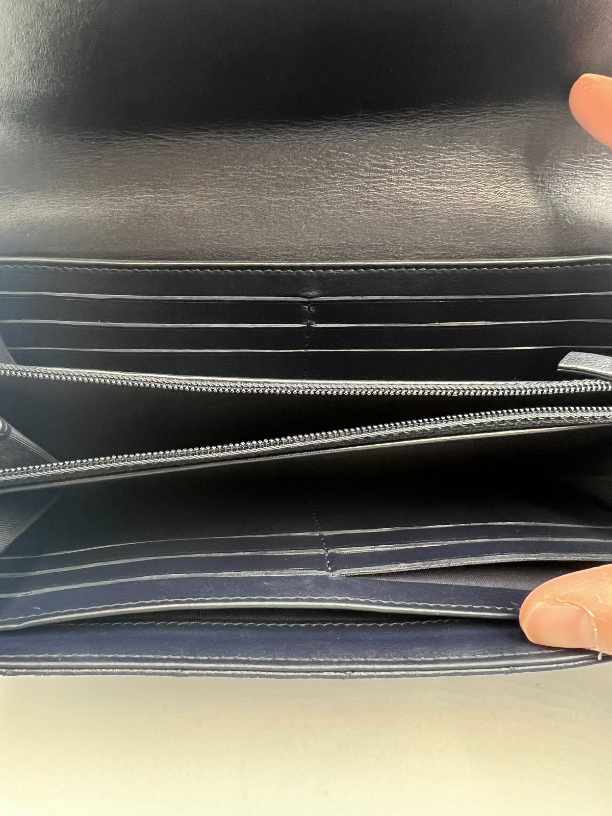 Chanel Camellia Embossed Quilted Leather Flap Long Wallet