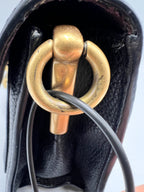 Coach Black Leather tabby 26 shoulder bag
