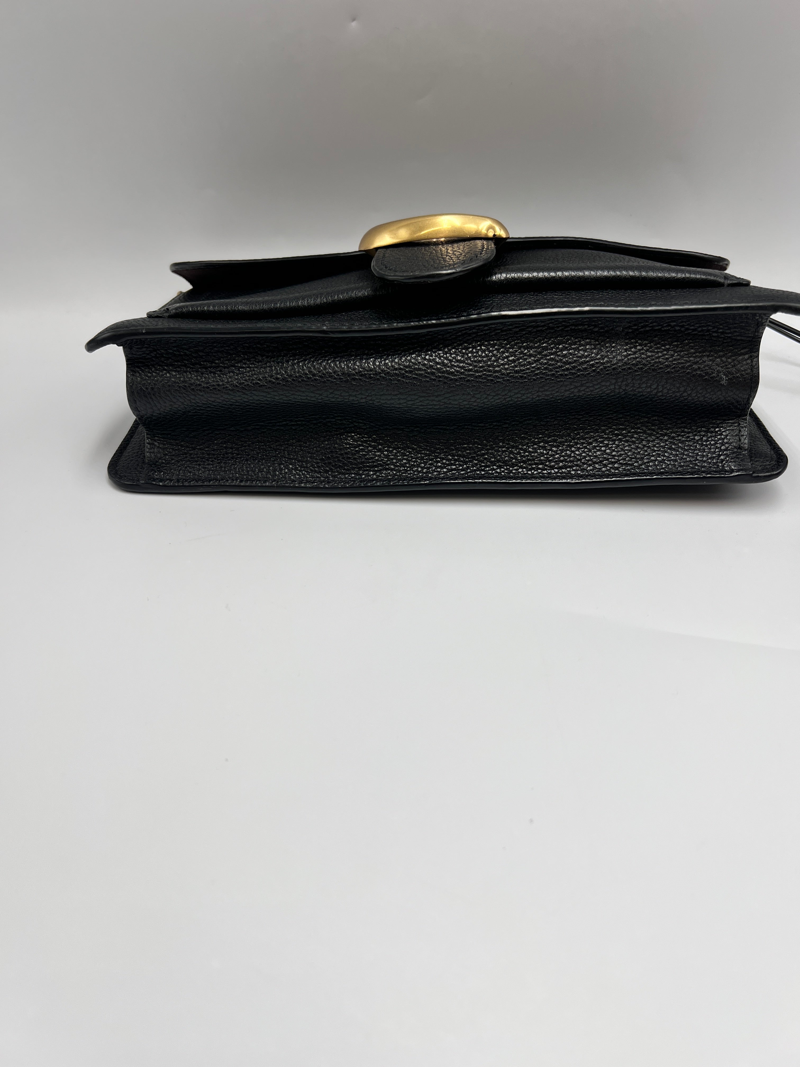 Coach Black Leather tabby 26 shoulder bag