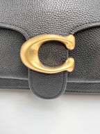 Coach Black Leather tabby 26 shoulder bag