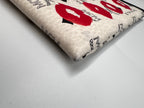 MCM Large Zip Pouch in White Visetos