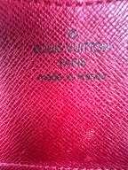 Louis Vuitton Josephine Wallet Monogram Canvas Red Leather