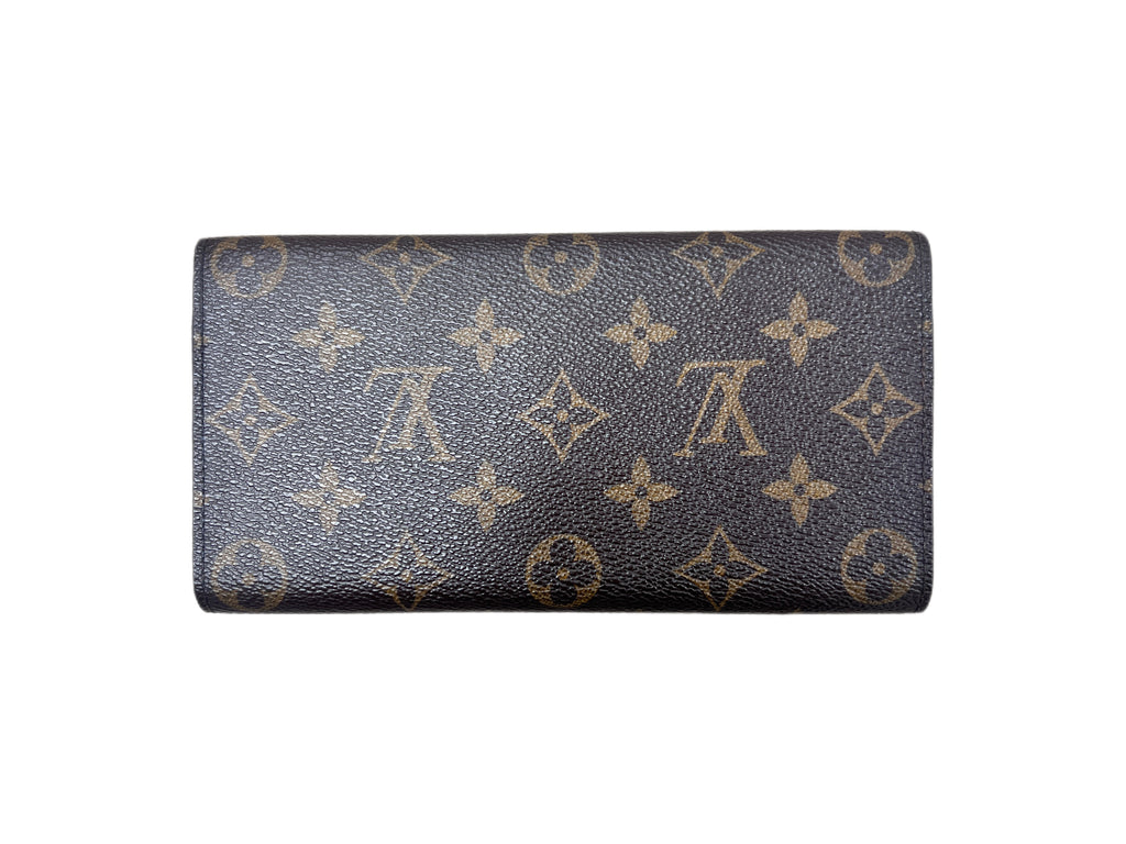 Louis Vuitton Josephine Wallet Monogram Canvas Red Leather