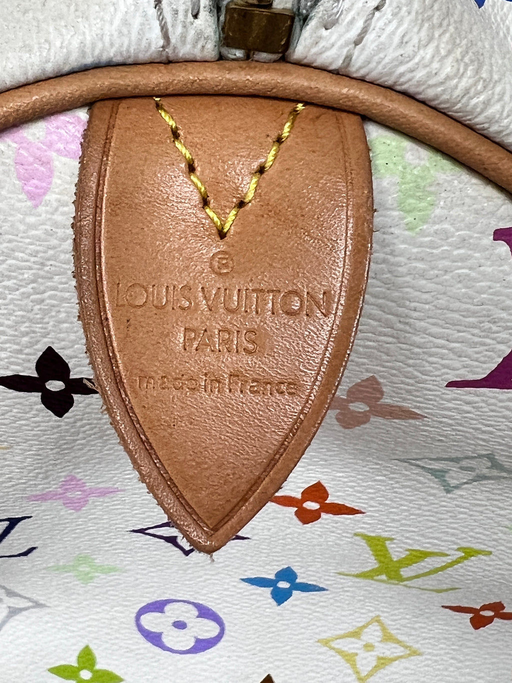Louis Vuitton Speedy 30 Multicolore Monogram Canvas – White