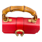 Gucci Dionysus Bamboo Top Handle Bag – Hibiscus Red Leather with Web Strap