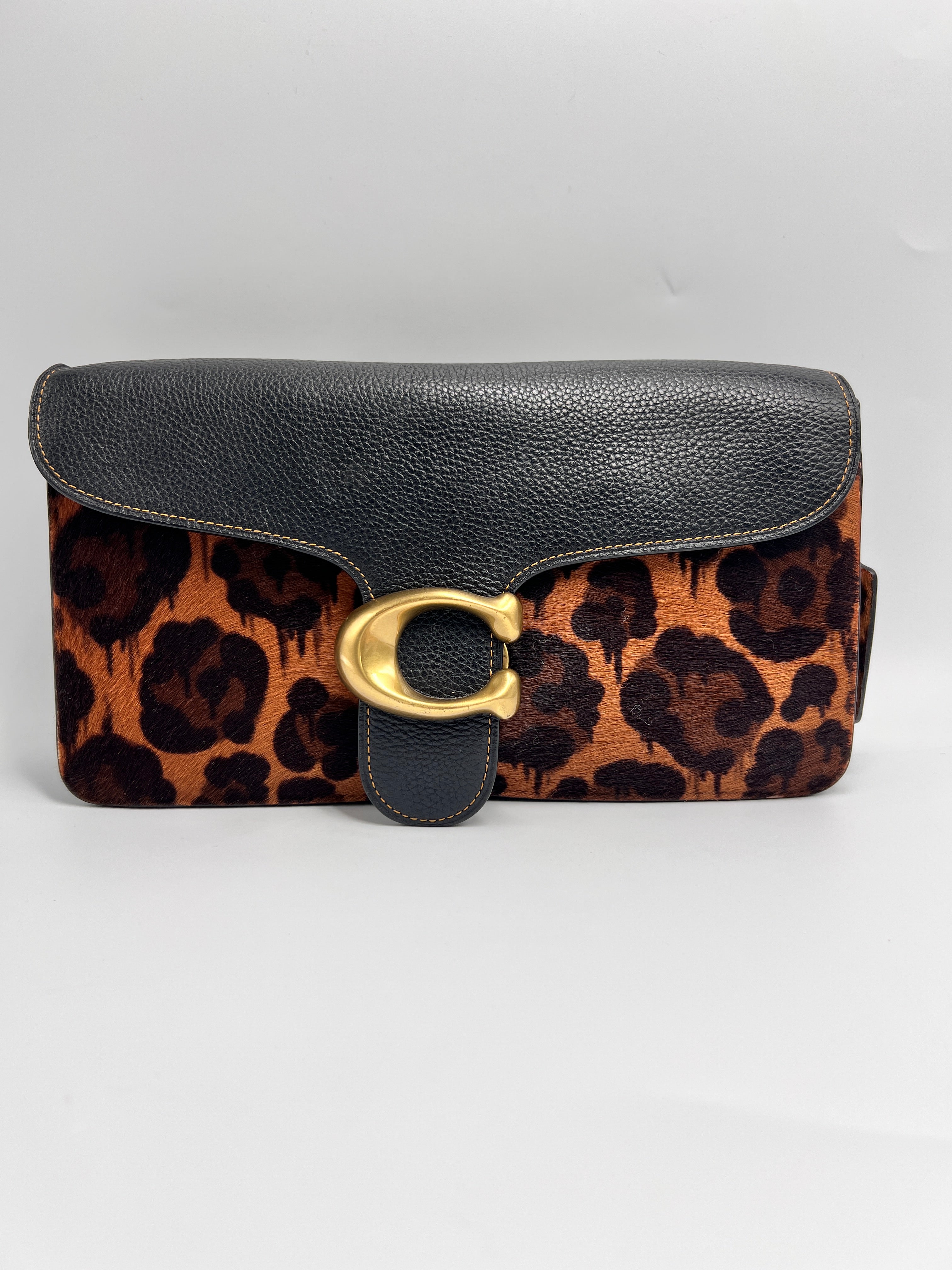 Coach Tabby Shoulder Bag 26 in Leopard Print Calf Hair & Leather
