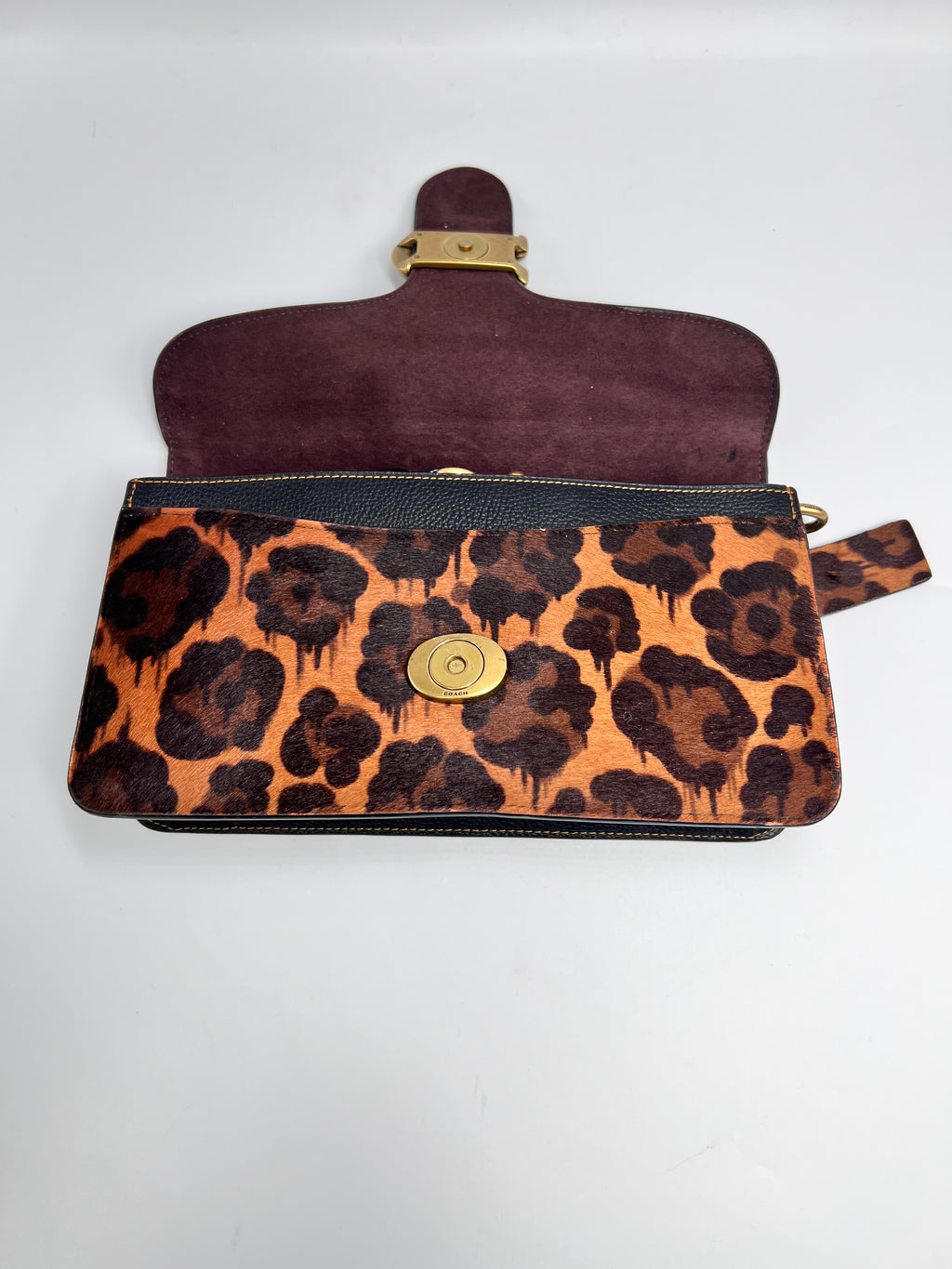 Coach Tabby Shoulder Bag 26 in Leopard Print Calf Hair & Leather