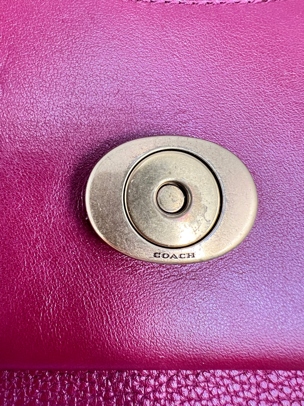 Coach Tabby Shoulder Bag 26 in Berry Pink Leather