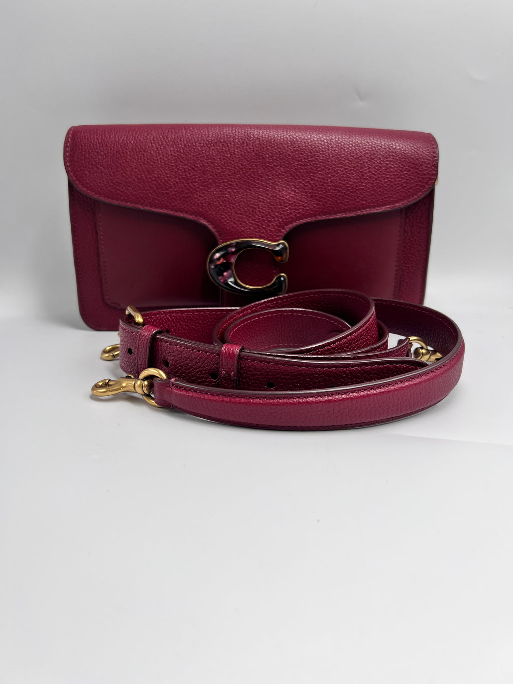 Coach Tabby Shoulder Bag 26 in Berry Pink Leather