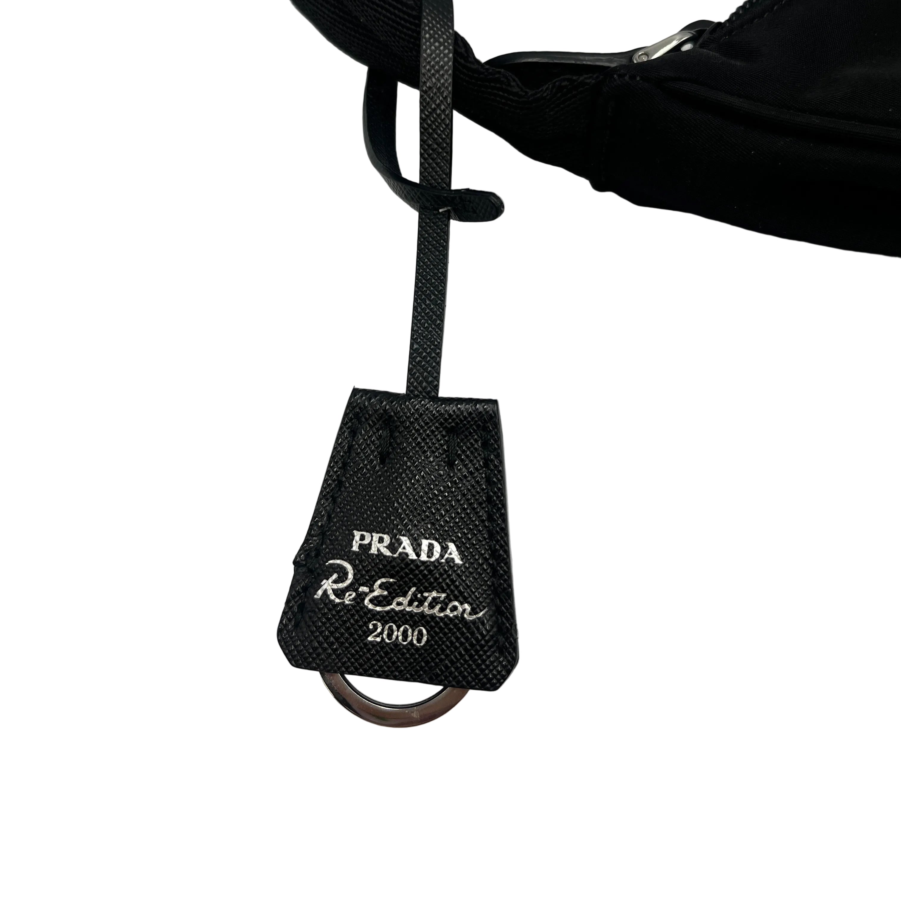 Prada Re-Edition 2000 Nylon Mini Bag in Black