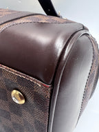 Louis Vuitton Damier Ebene Berkeley Bag (2009) with Gold Inventeur Plaque | Designer Resale