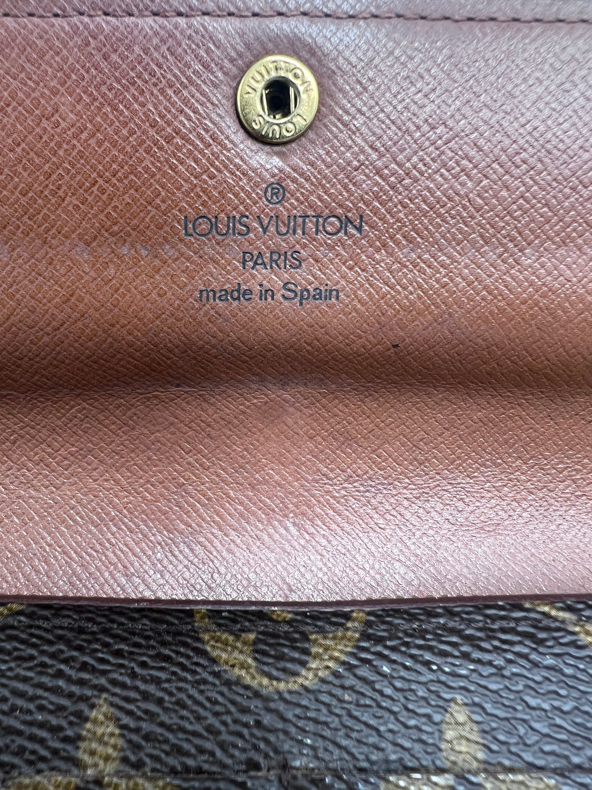 Louis Vuitton Monogram Porte-Monnaie  Sarah Wallet