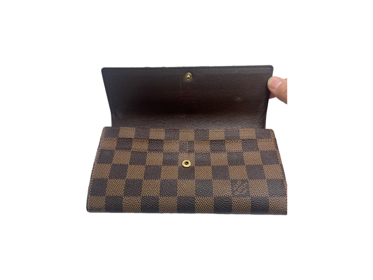 Louis Vuitton Damier Ebene Sarah Wallet