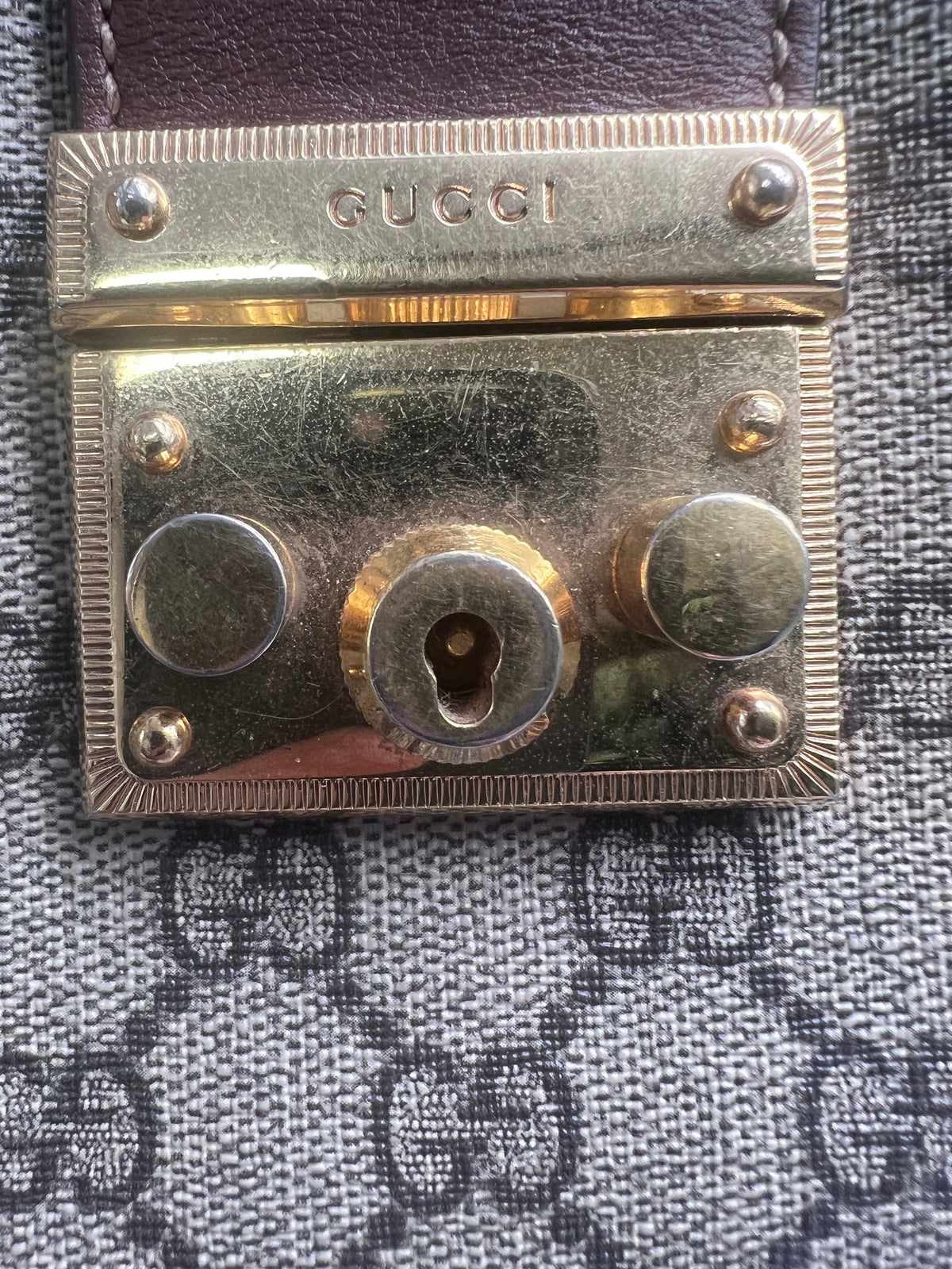 Gucci Padlock  Medium Chain Shoulder Bag