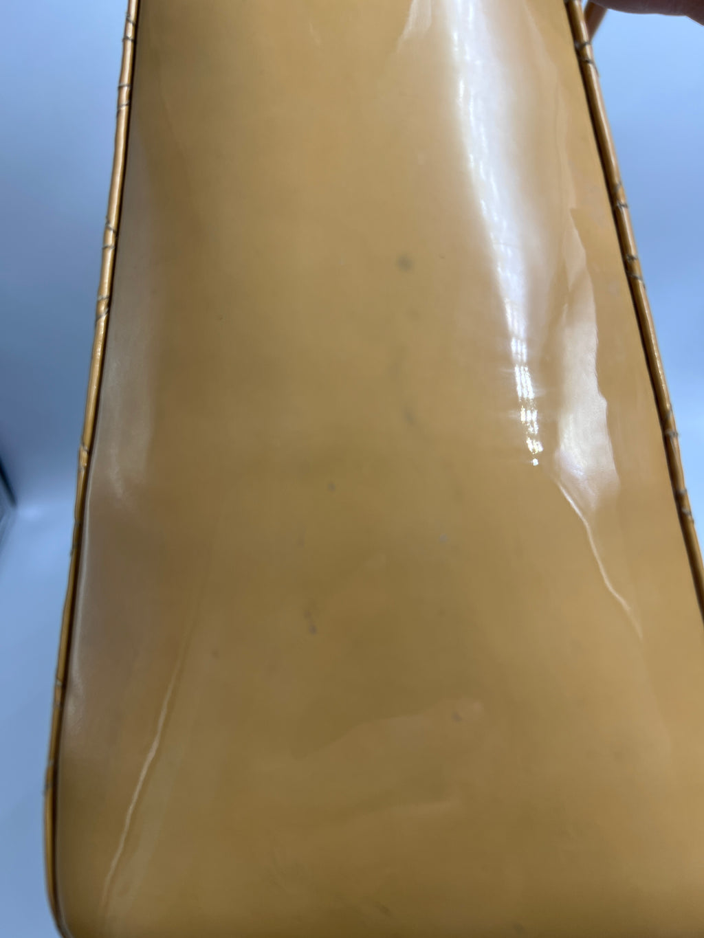 Christian Dior Large Lady Dior Patent Leather Bag