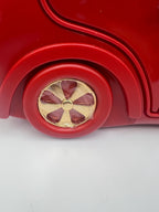 Braccialini Novelty Red Car Shaped Crossbody Top Handle Bag