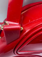 Braccialini Novelty Red Car Shaped Crossbody Top Handle Bag