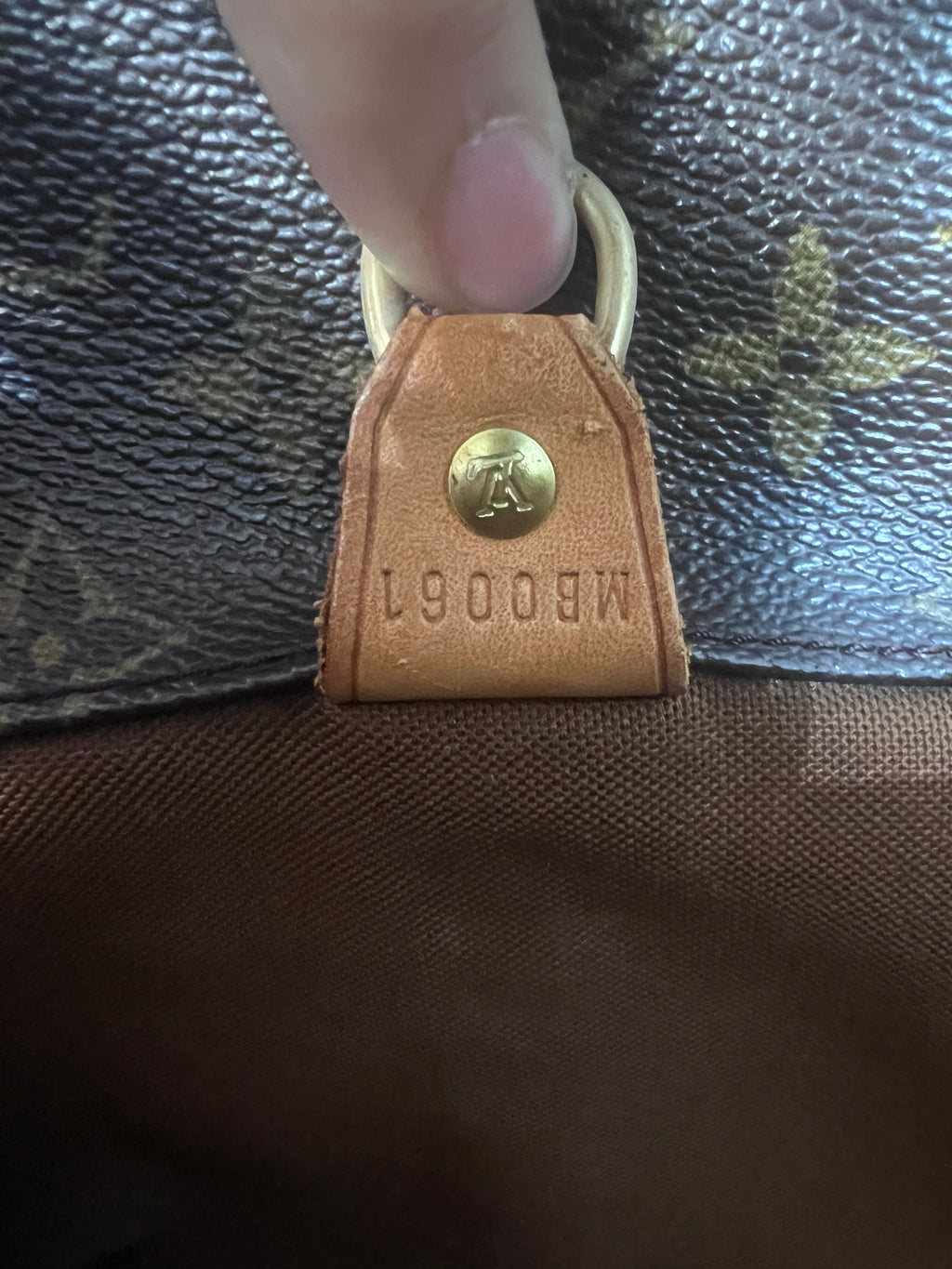 Louis Vuitton Monogram Sac Shopping Tote Bag in Brown Canvas with Vachetta Leather | Designer Resale