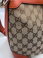 Gucci GG Canvas Web Stripe Medium Tote Bag
