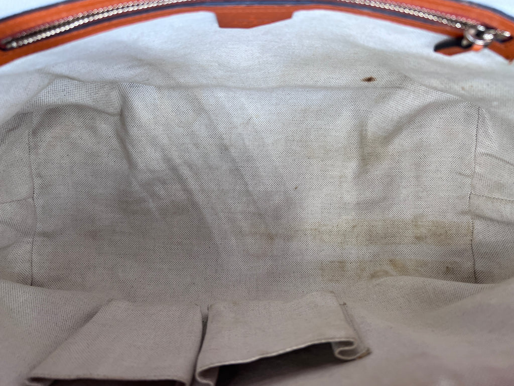 Gucci GG Canvas Web Stripe Medium Tote Bag