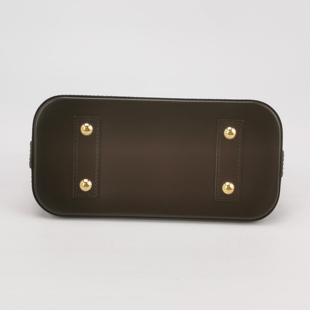 pre-owned lv top handle bag 