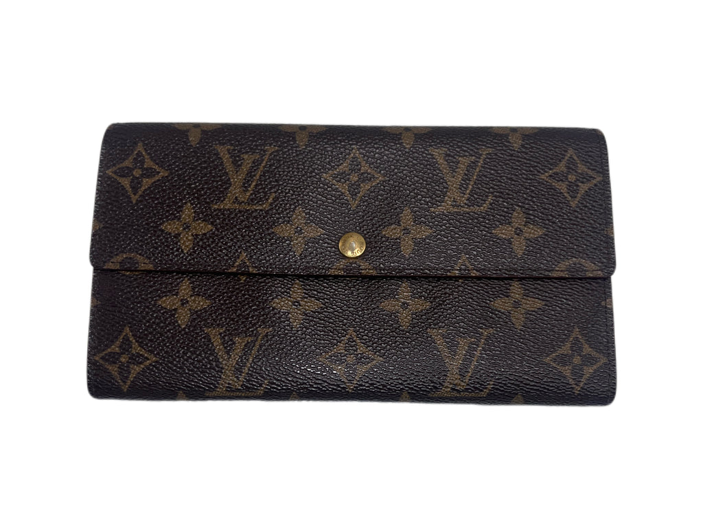 Louis Vuitton Monogram Porte-Monnaie  Sarah Wallet