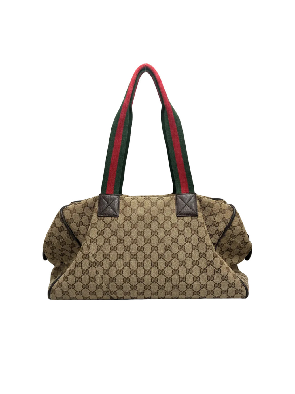 Gucci Vintage Princy Web Shoulder Bag in GG Canvas