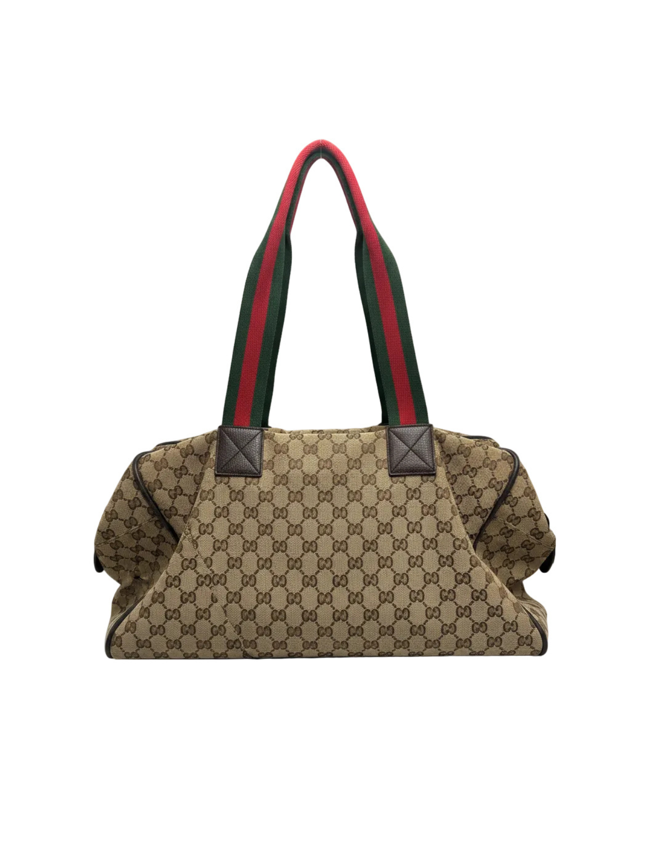 Gucci Vintage Princy Web Shoulder Bag in GG Canvas