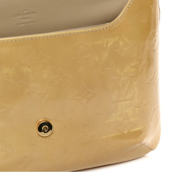 Louis Vuitton Thompson Street Shoulder Bag Monogram Vernis Leather – Yellow