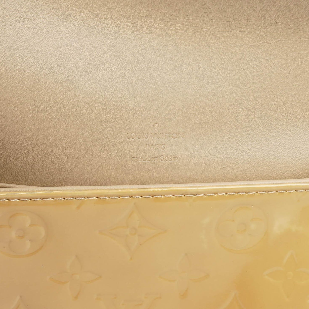 Louis Vuitton Thompson Street Shoulder Bag Monogram Vernis Leather – Yellow