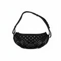 preowned authentic burberry shoulder bag in black patent leather in excellent condition for sale designer handbag 