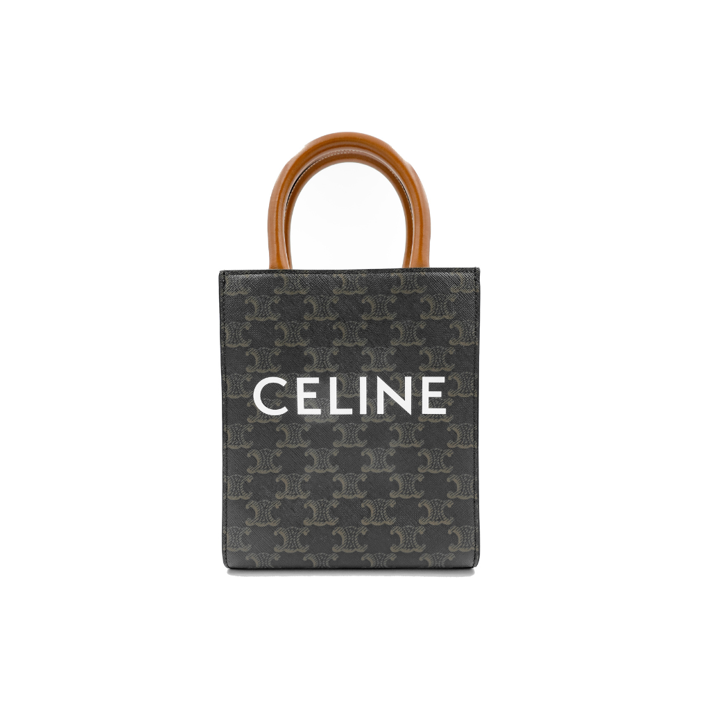 used celine mini vertical canbas cloth canvas tote in great condition for sale 