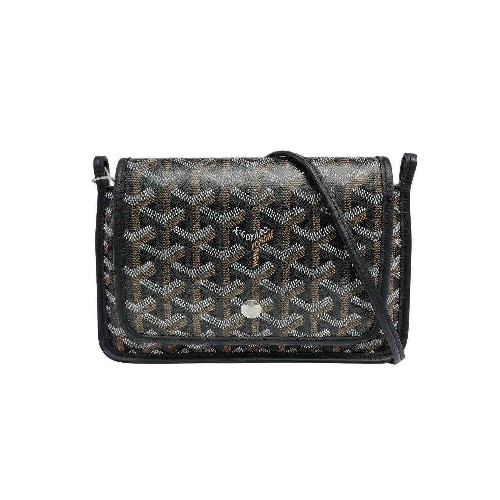preowned atuthentic black goyard monogram canvas crossbody bag for sale preloved luxury designer bag 
