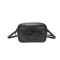 authentic authentic gucci soho disco black leather camera bag in good condition for sale 