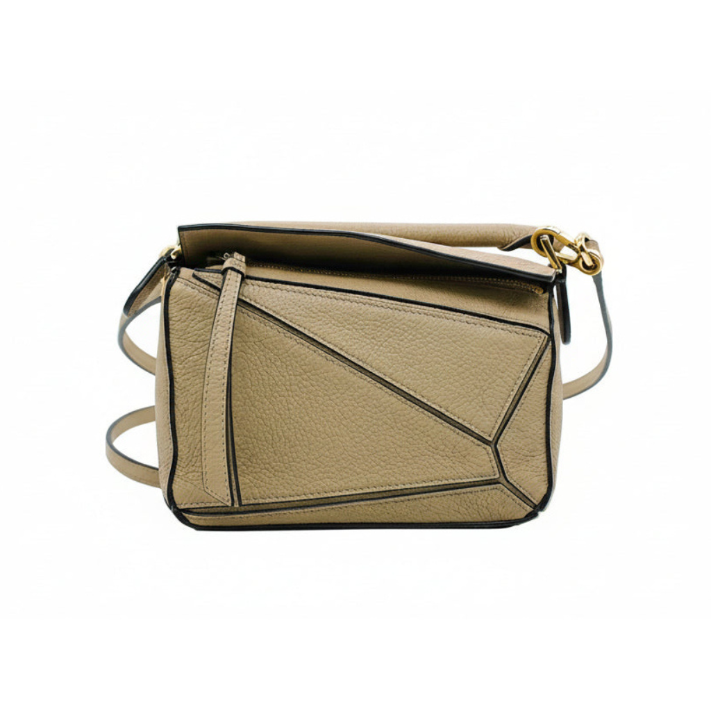 preloved authentic loewe mini puzzle crossbody handbag in excellent condition in leather for sale secondhand luxury bag