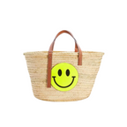 used authentic loewe raffia and leather trim basket bag in great condition for sale 