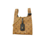 authentic preloved louis vuitton atlantis bb bucket bag in monogram with strap in good condition 