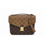 popular preloved louis vuitton metis pochette reversed monogram canvas with removable crossbody strap in excellent condition 