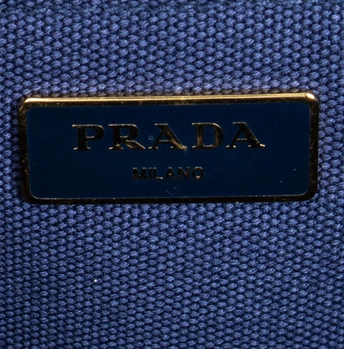 Prada Canapa Denim Bag