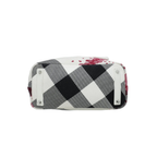 Burberry Abstract Print Canvas Tote Bag – White Multi-Colour