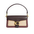 Coach Tabby Shoulder Bag 26 in Multi-Tone Purple & Nude Colorblock Leather | Designer Resale