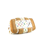 Authentic Louis Vuitton x Takashi Murakami Multicolore Courtney Bag - White