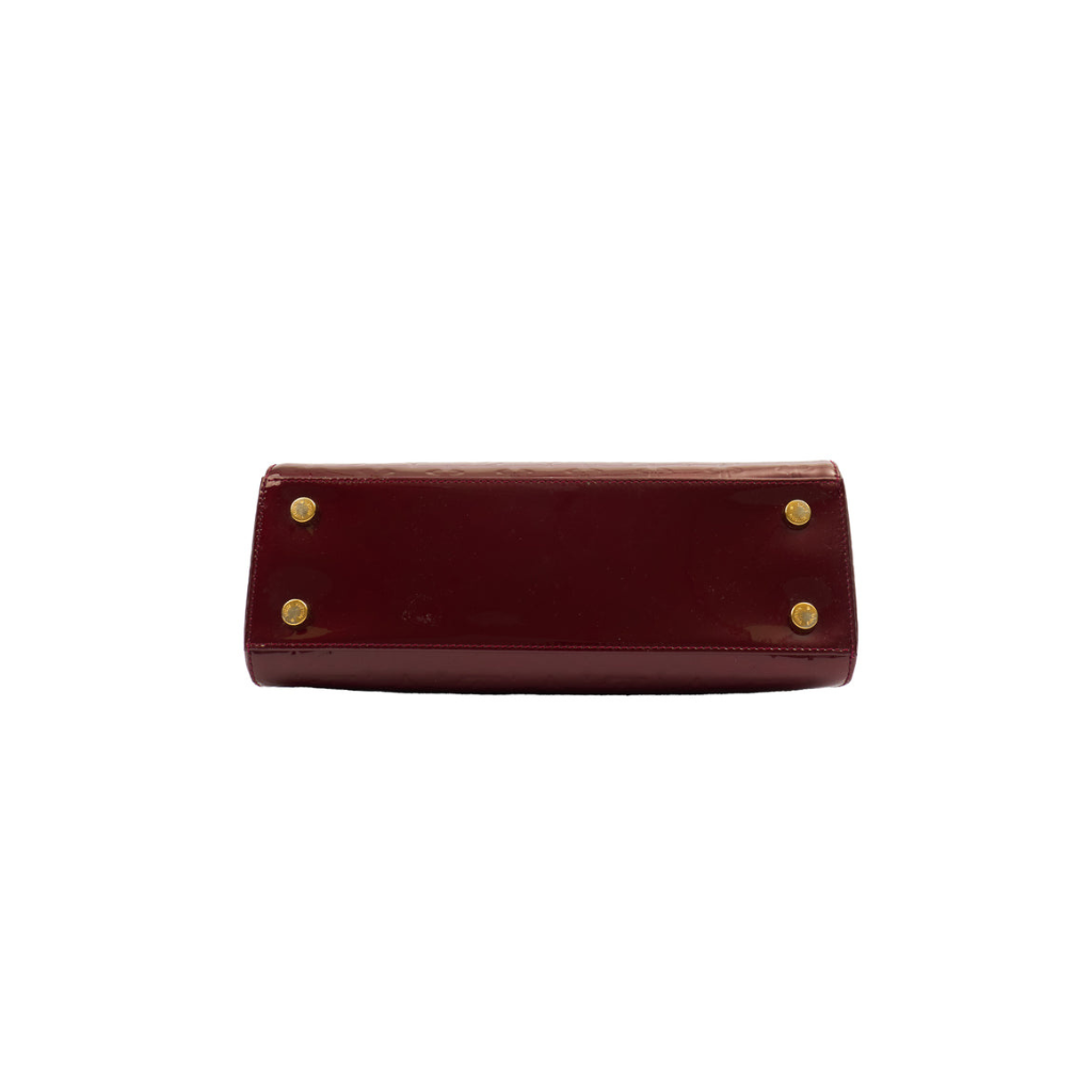 Louis Vuitton Brea MM Monogram Vernis Leather Bag – Amarante
